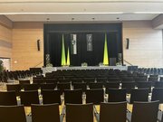 Empfangsbereich Reblandhalle Neckarwestheim